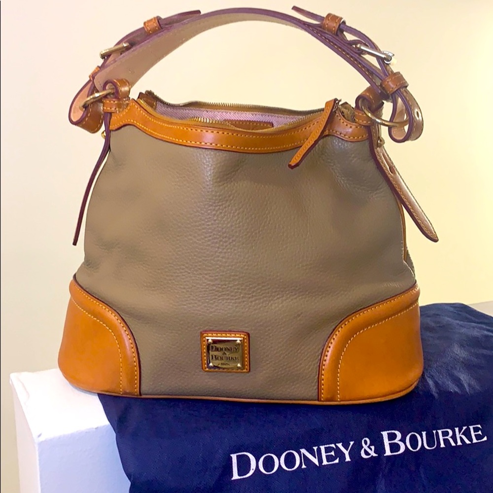 Rooney & Bourke Pebble Leather Shoulder Bag